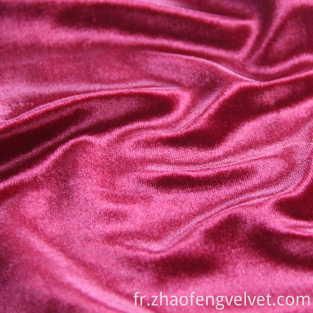 Metal Bright Velvet Fabric